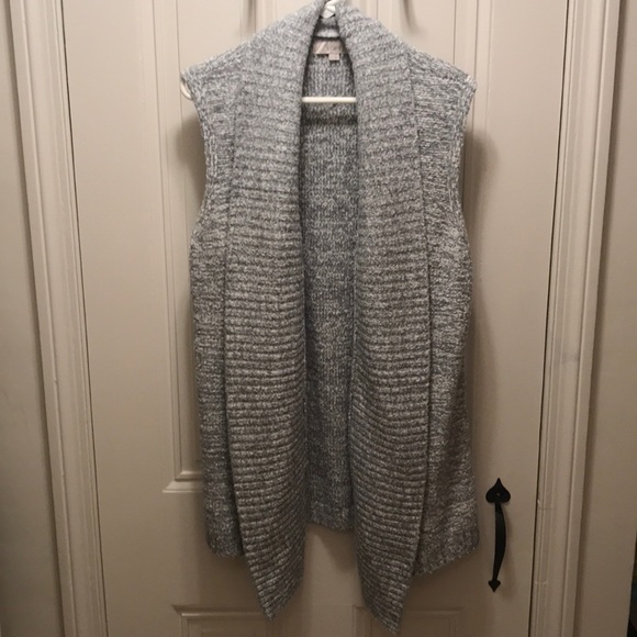 LOFT Jackets & Blazers - Loft L/Xl gray vest. Never worn